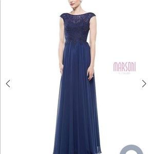 Marsoni by colors size 16Navy Mother of the Bride Dress New With Tags
